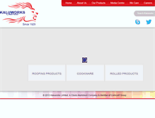Tablet Screenshot of kaluworks.com
